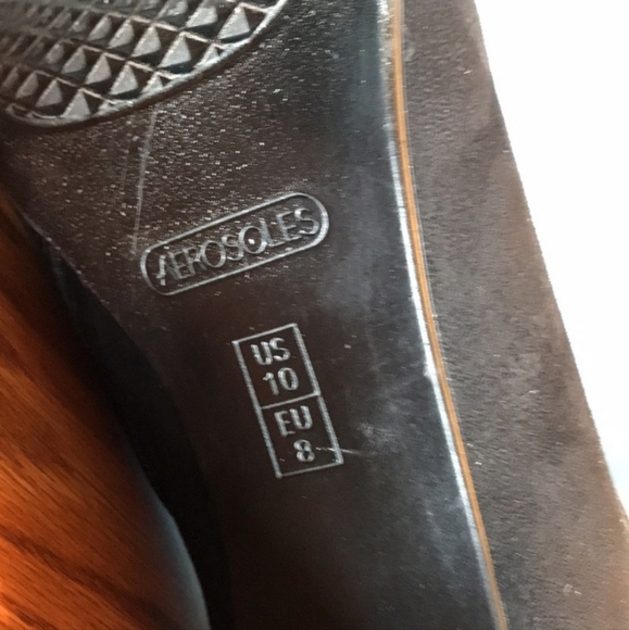 Aersoles Black booties with buckle - Picture 5 of 12